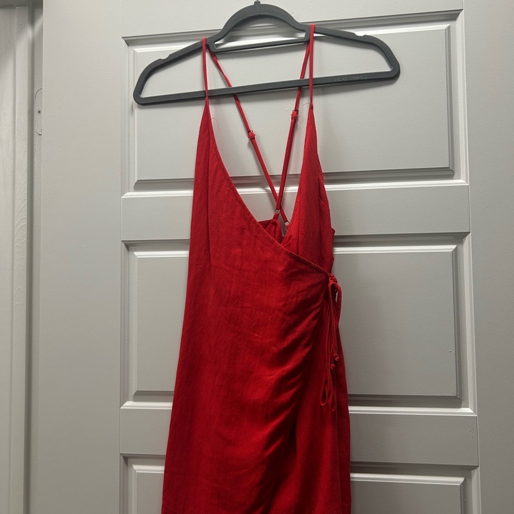 Red Strappy Dress
